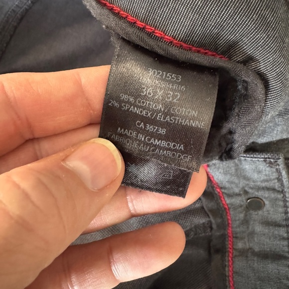 Kenneth Cole Reaction Men's 36x32 Casual Dress Pant Stretch Gray Festival Office - Picture 7 of 12